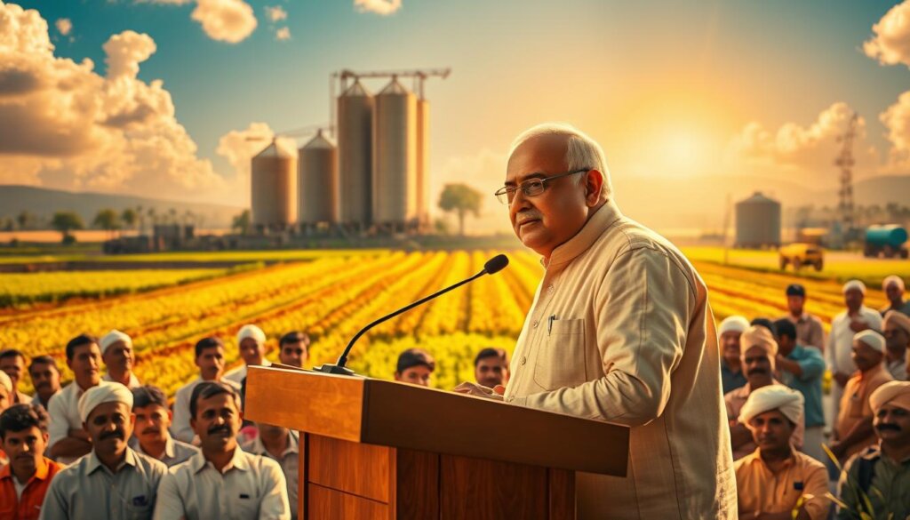 government role in agriculture implementing PM-AASHA